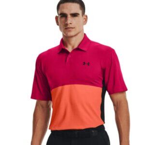 Under Armour Mens Performance Color Blocked Polo XXL